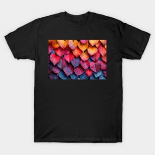 Colorful Autumn Leaves - Landscape T-Shirt